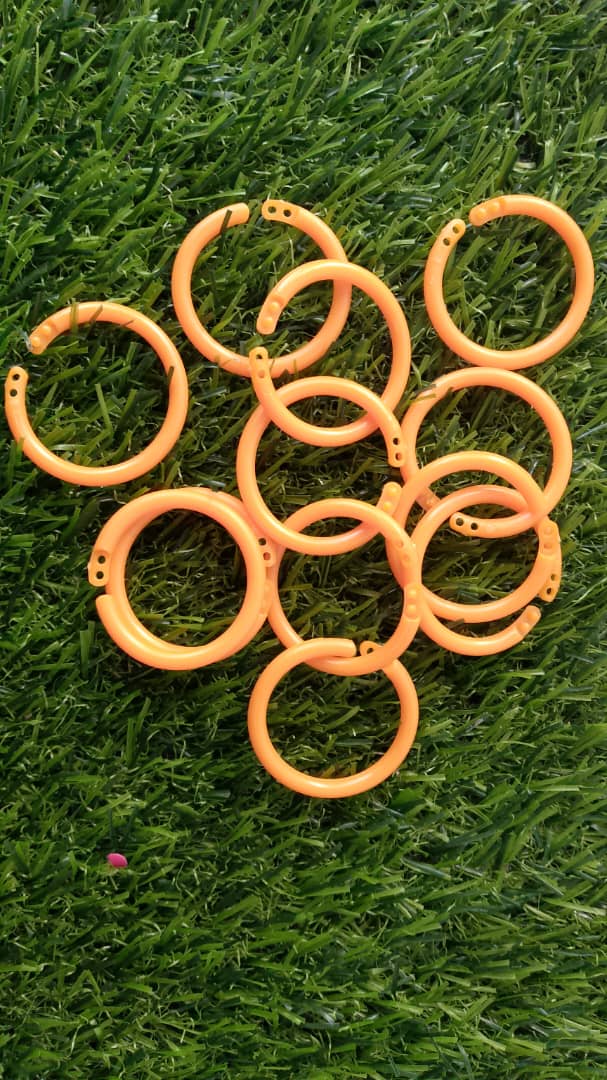 Anillos Plasticos Naranjas Liquidacion