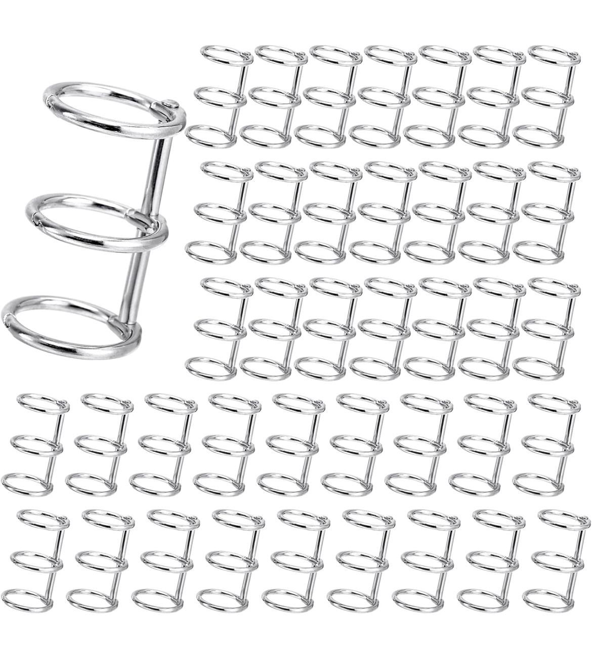 Gancho Triple Agenda Plateado