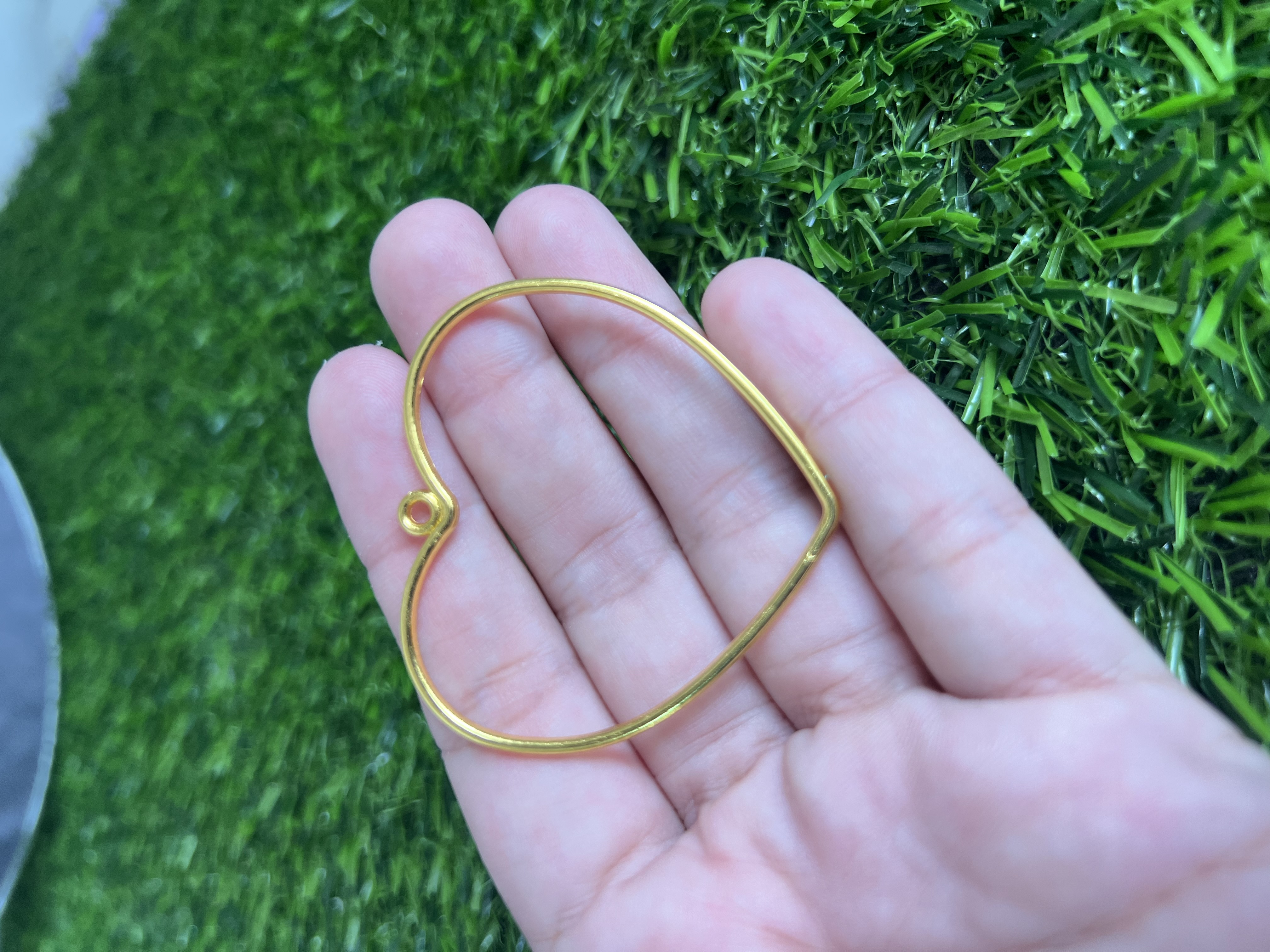 Bisel Corazon Gordito Dorado