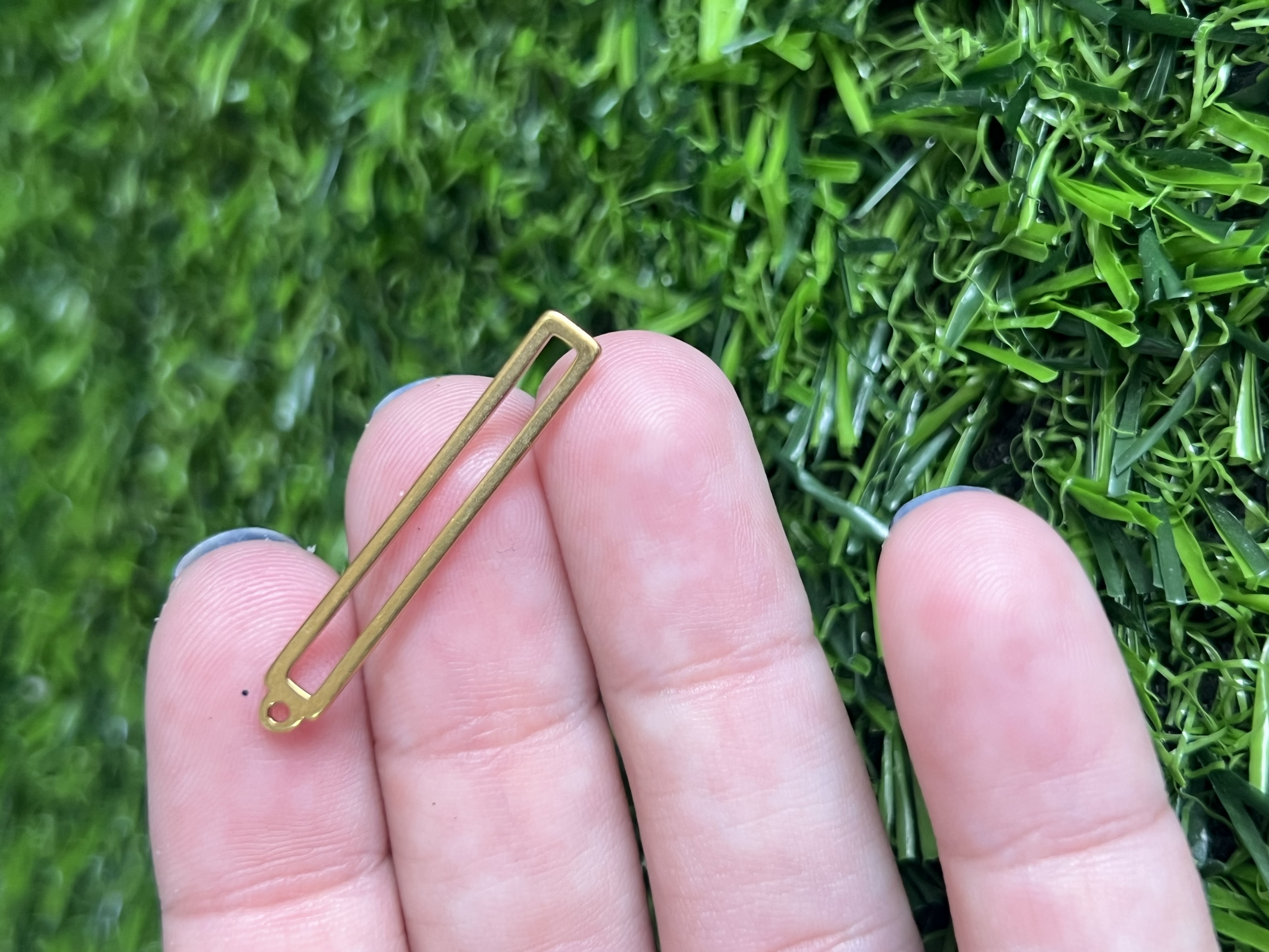 Bisel Rectangular Dorado