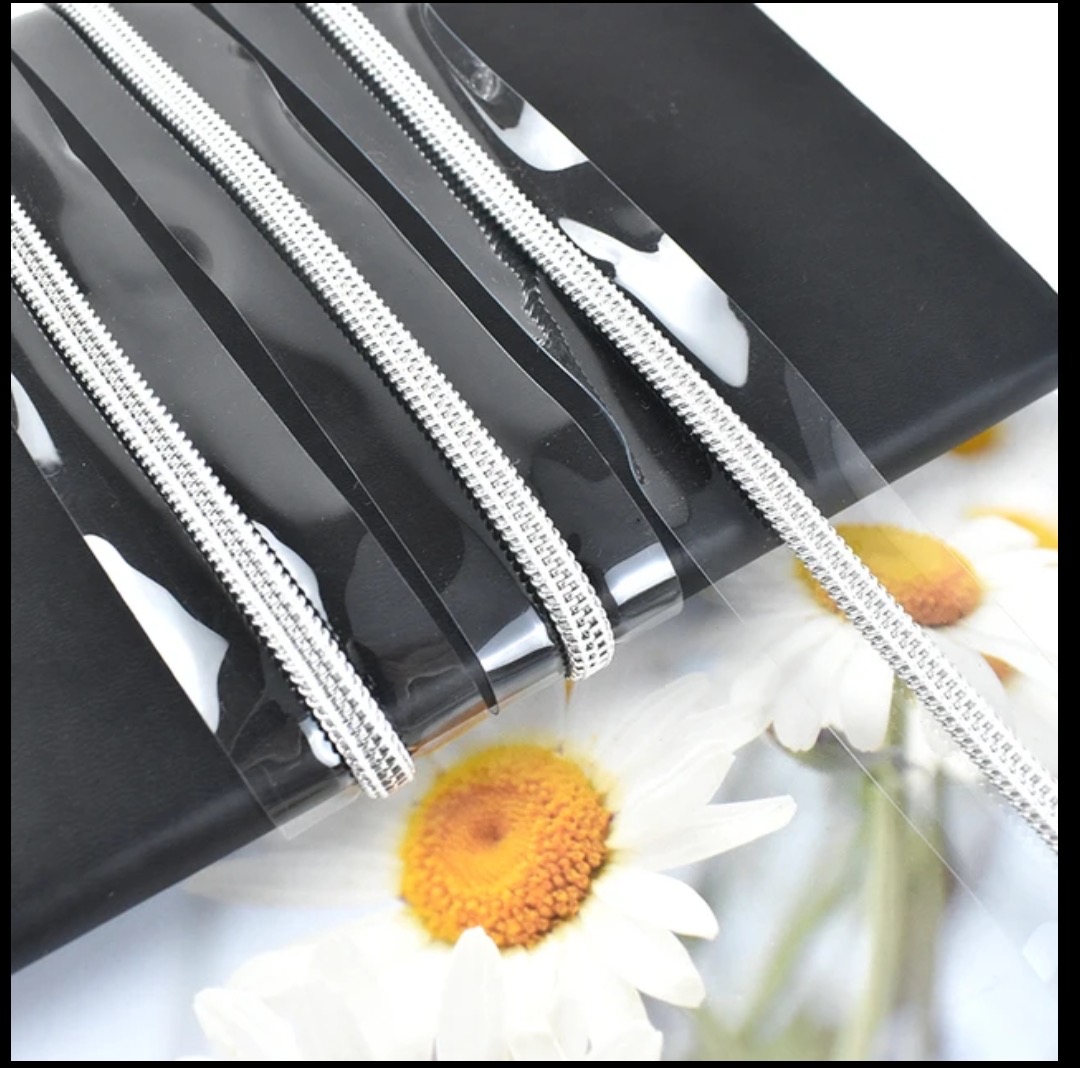 Cierre Color Plateado