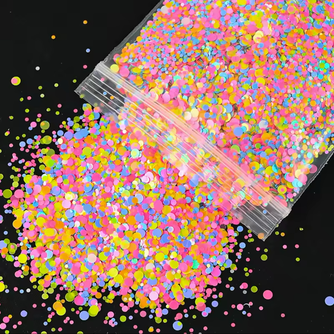 Glitter Chunky Multicolor 10g Confetti