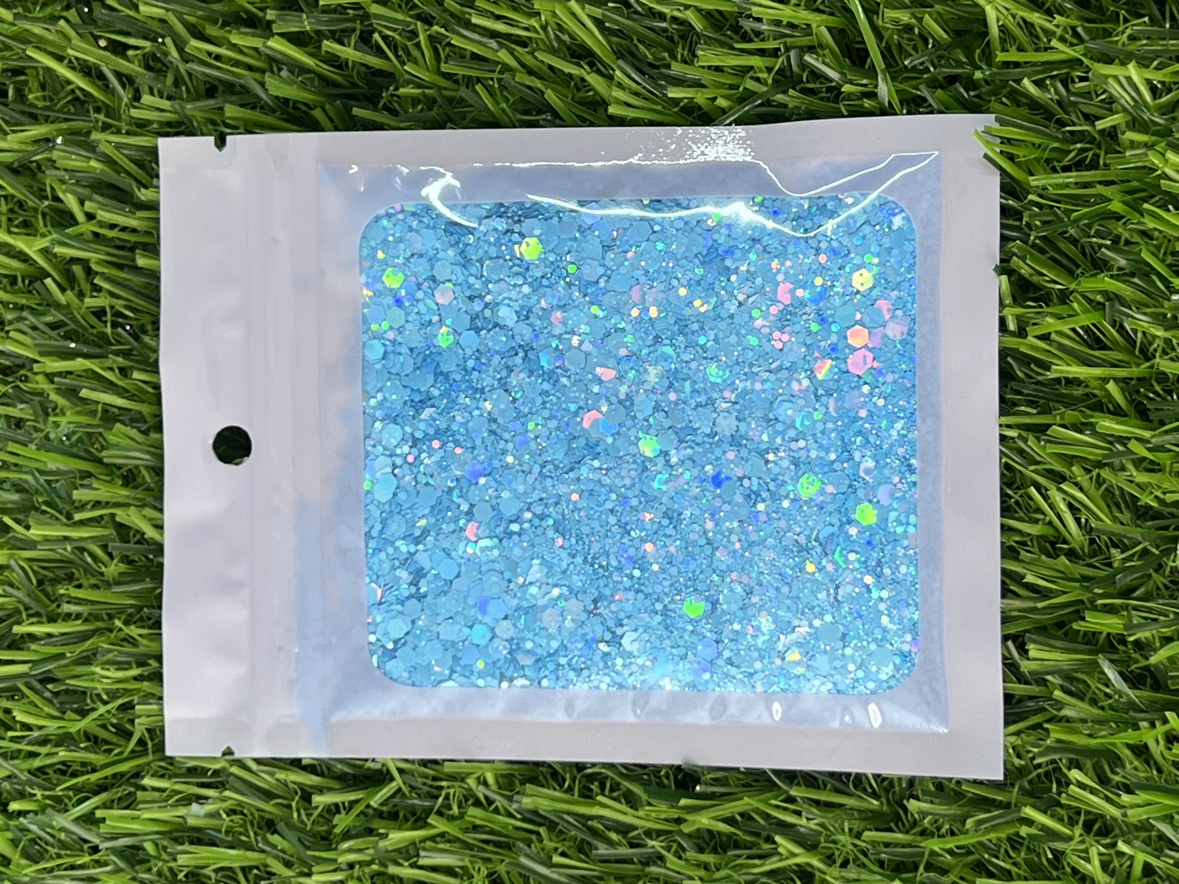 Glitter Chunky 20g Wld06 Azul Cielo