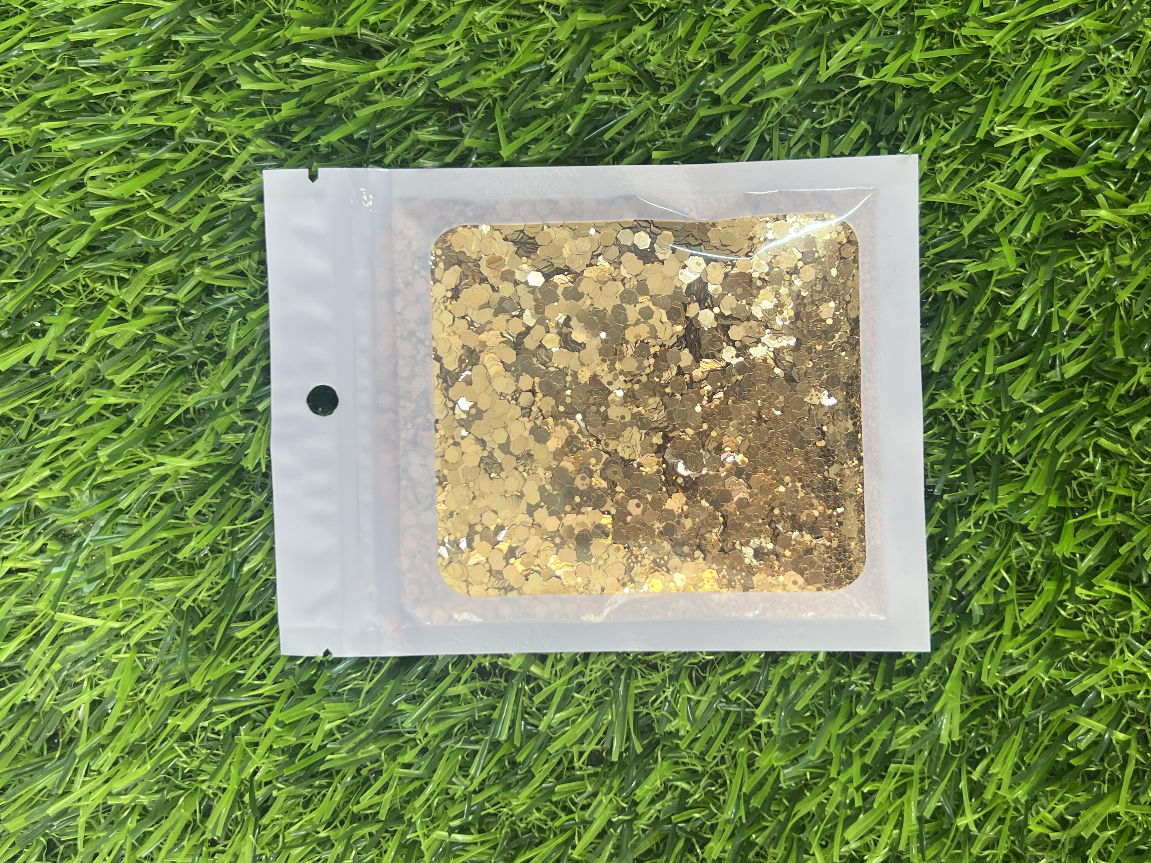 Glitter Chunky 20g B0400 Dorado  Bronceado