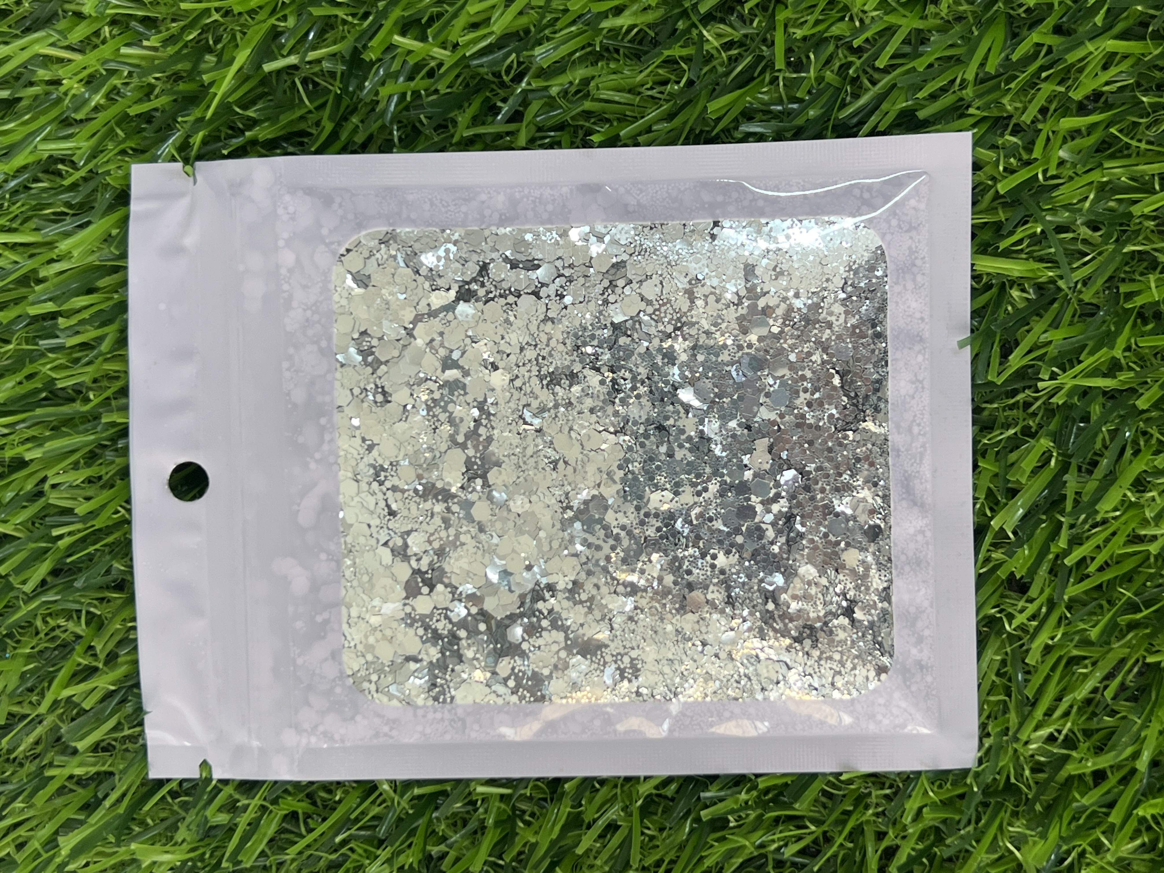 Glitter Chunky 20gr B0100 Plateado 