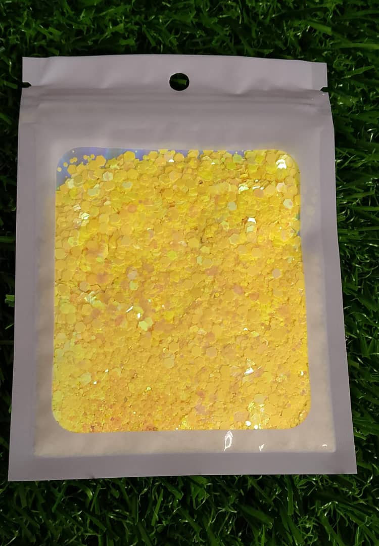 Glitter Chunky 20g Amarillo