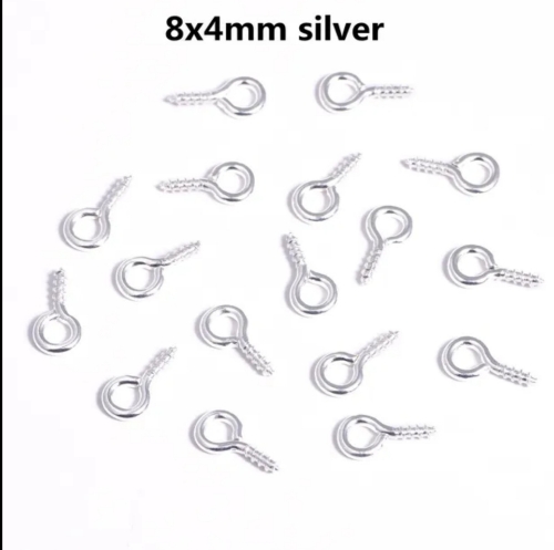 Tornillos Plateados Pequeño X200