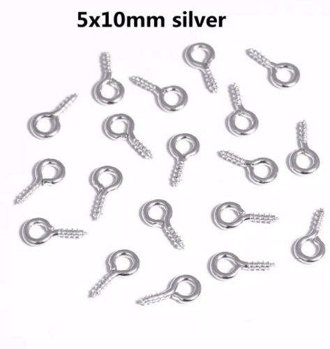 Tornillos Plateados Medianos X200