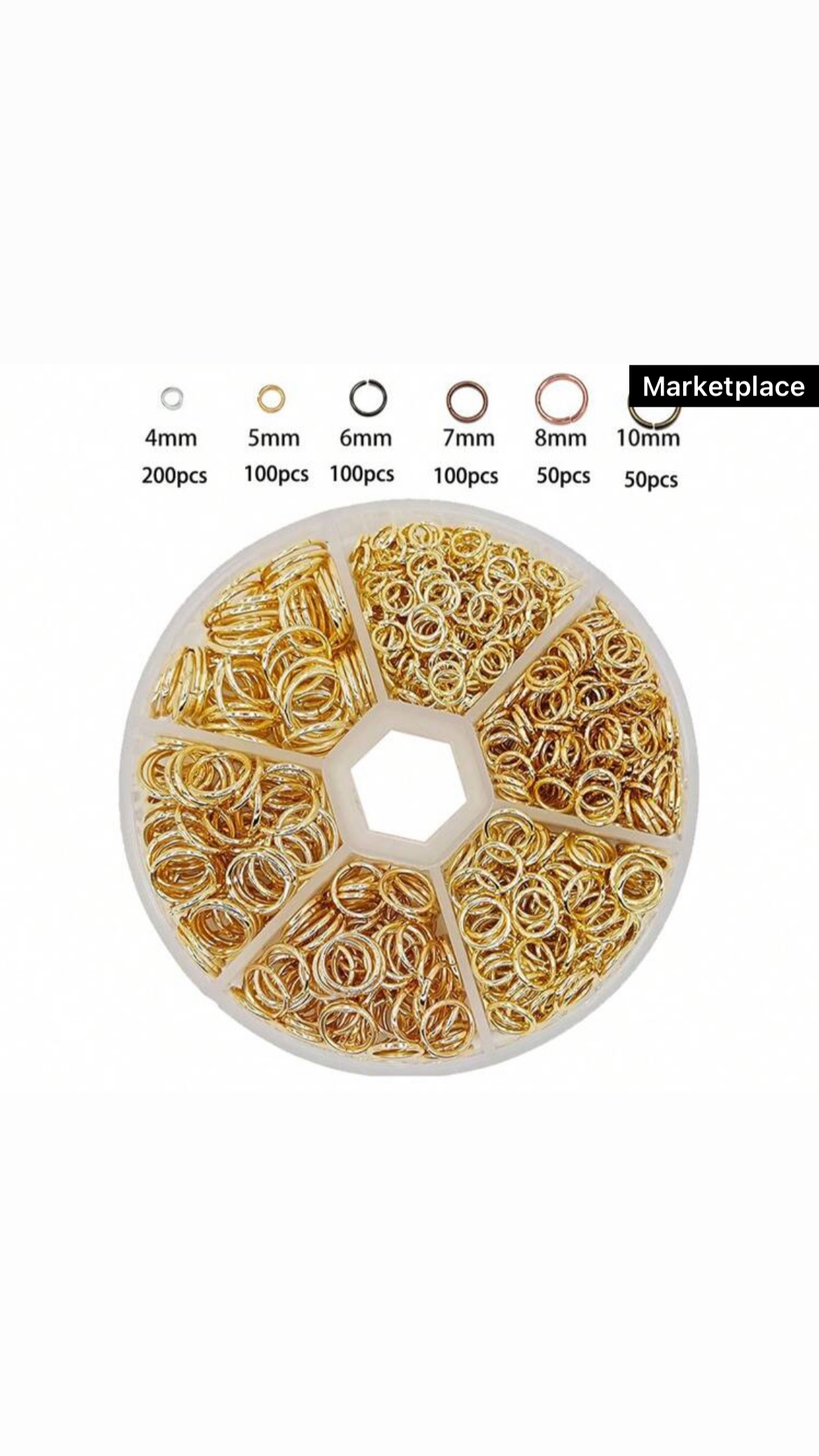 Aros De Salto Simple Dorado Carrusel 