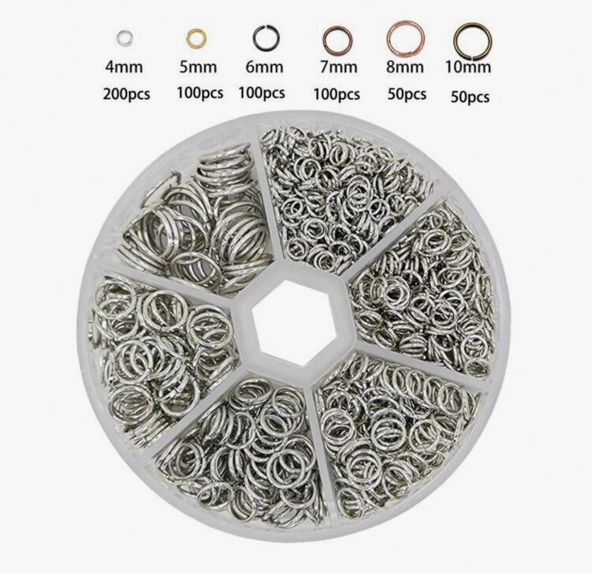 Aros De Salto Simple Plateado Carrusel