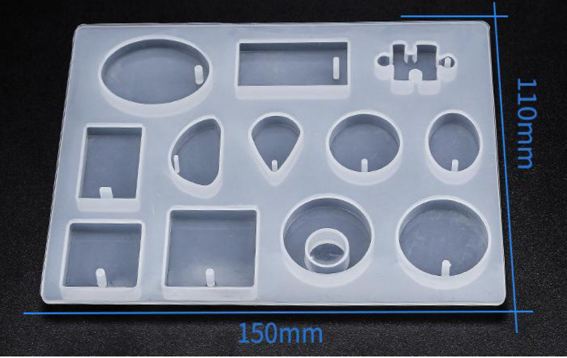 Molde Dijes 12 Figuras