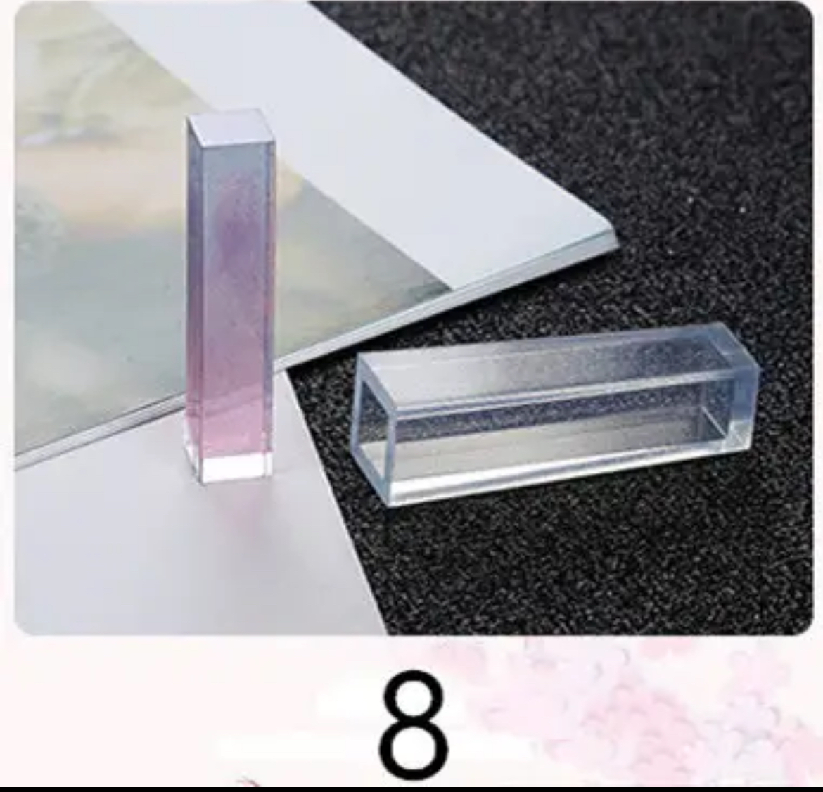 Molde Bisuteria Dije  Tubular Cuadrado