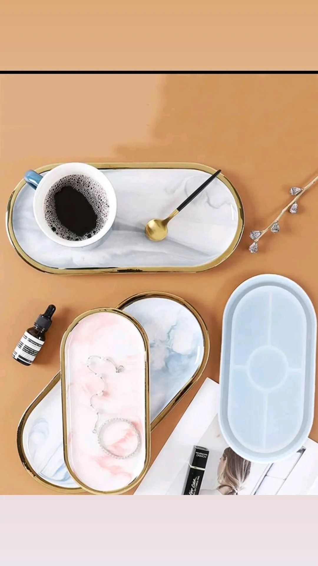 Molde Hogar Bandejita Ovalada