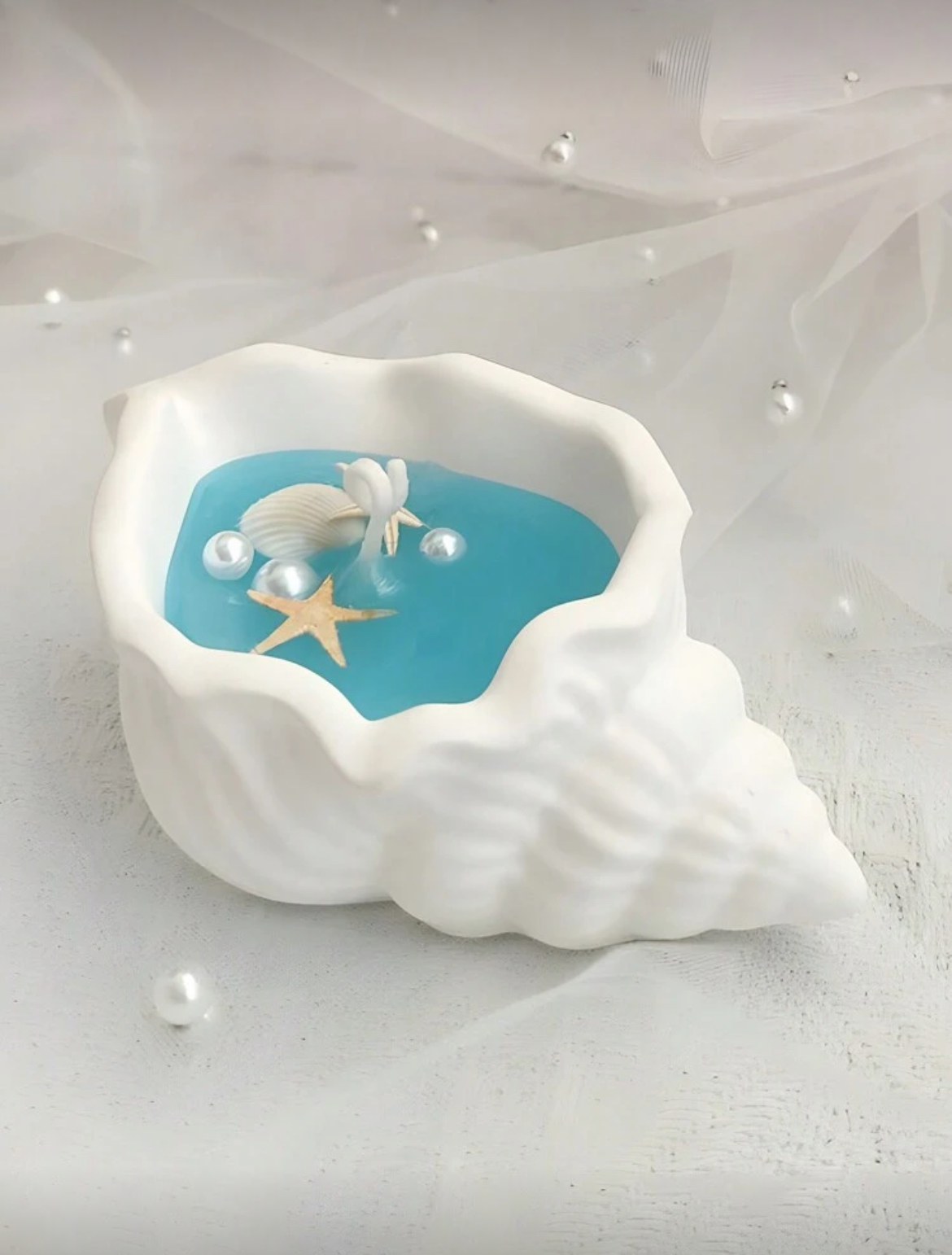 Molde Concha Caracol Para Cemento Yeso O Resina 