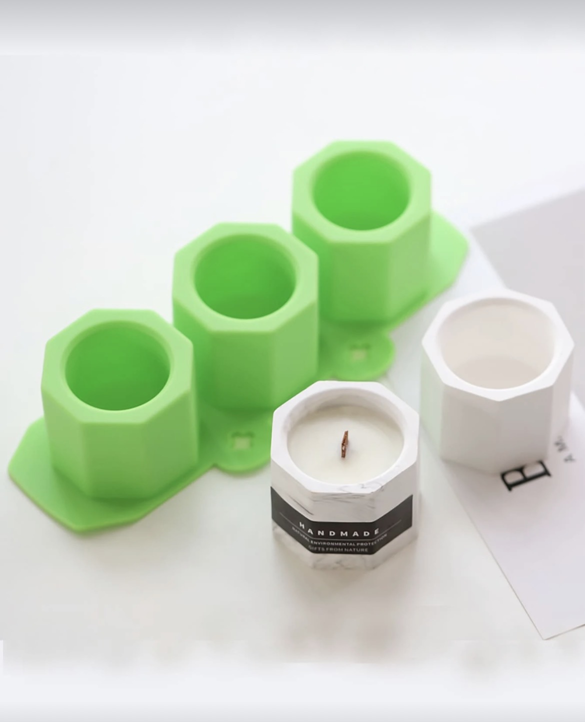 Molde Matero Triple Hexagonal