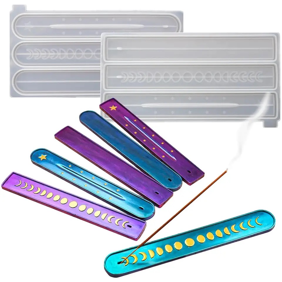 Molde Hogar Portainciensos Rectangular X3