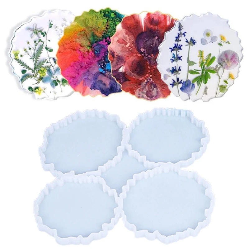 Molde Hogar Posavasos Irregulares X4 