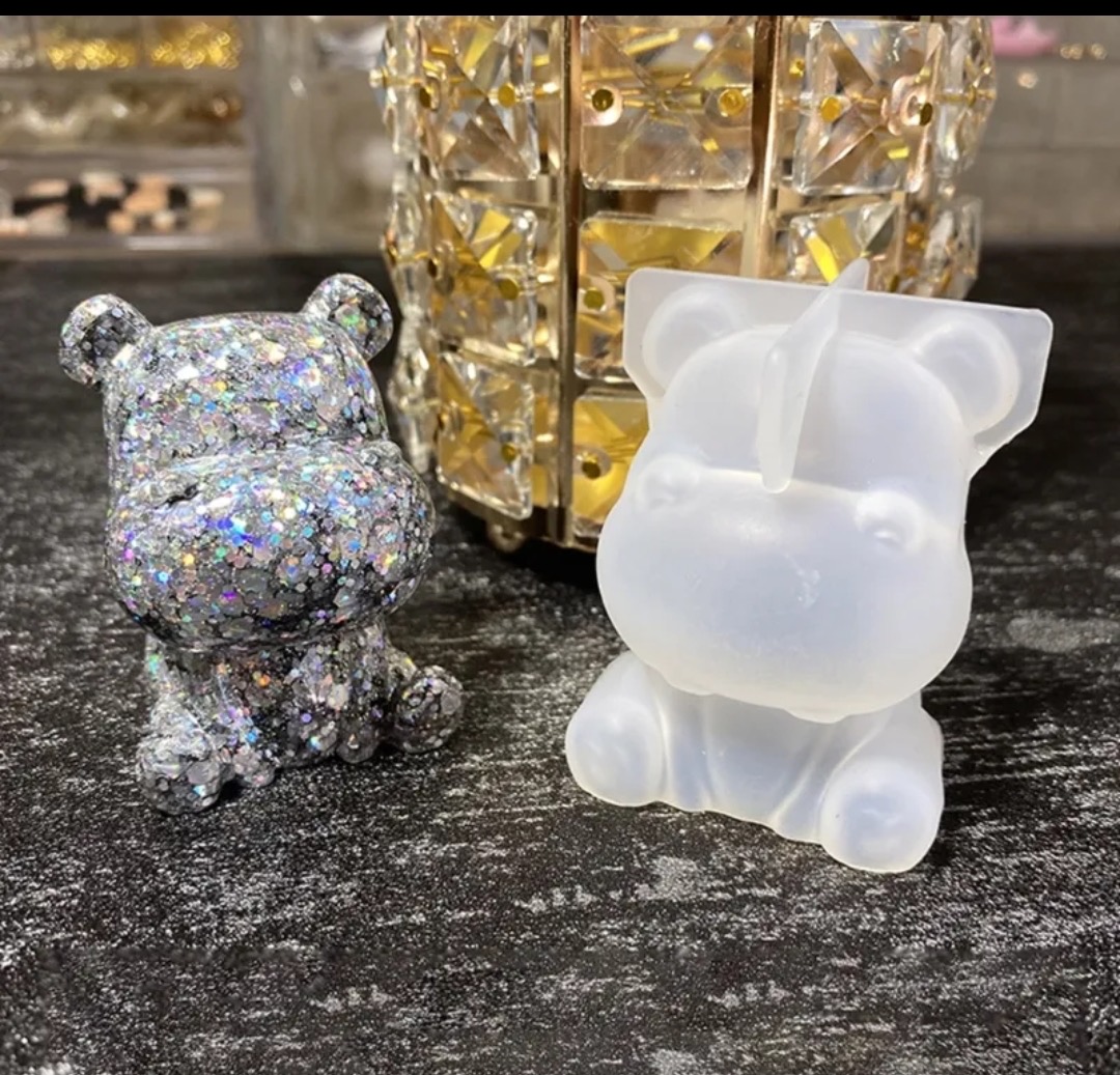 Molde Hipopotamo 3d Vela