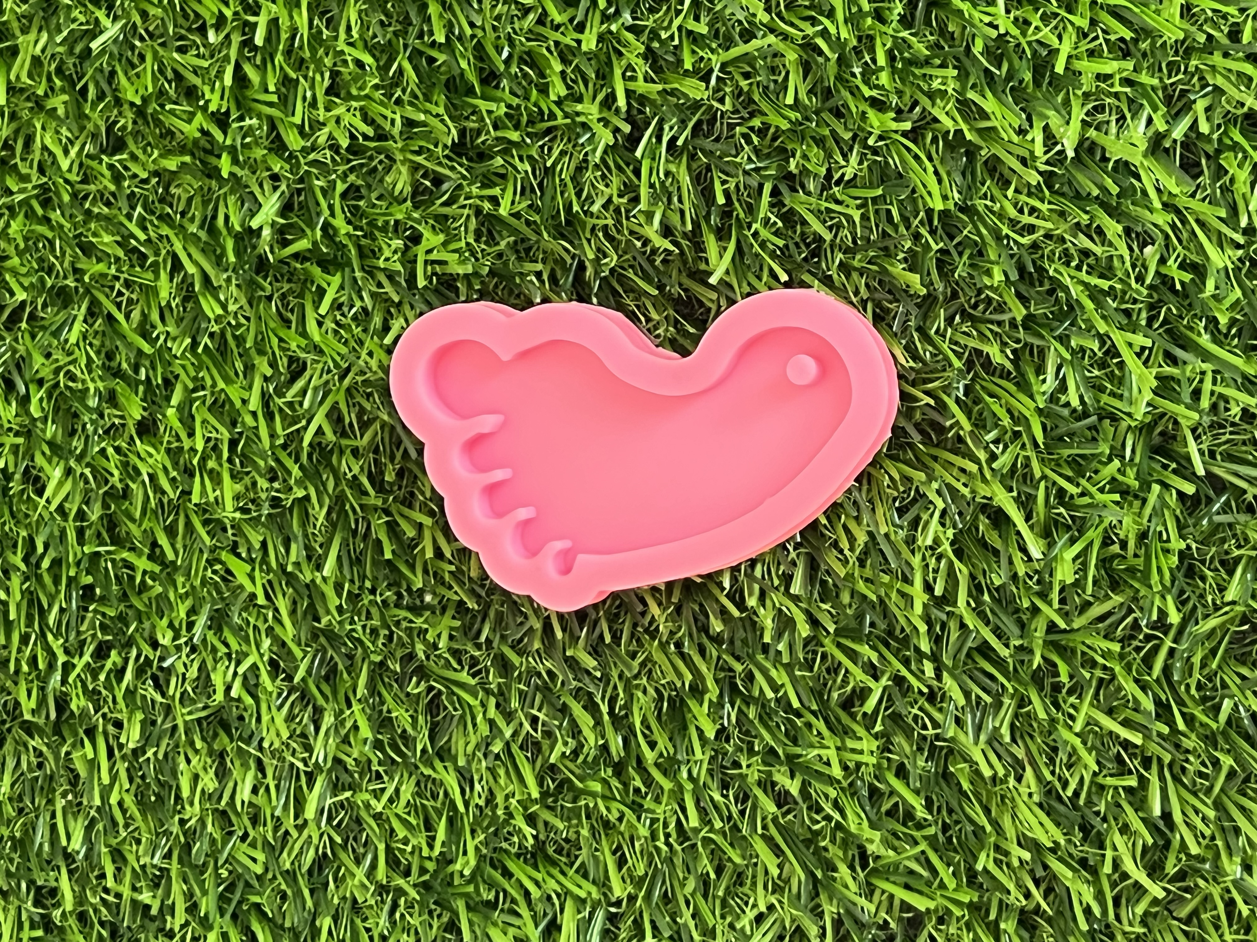 Molde Llavero Pies Molde Fucsia