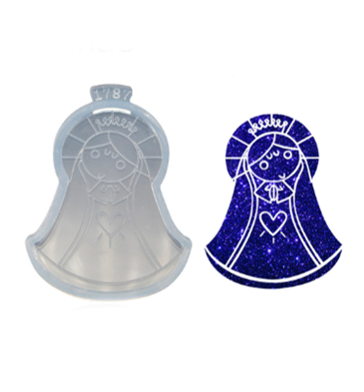 Molde Religioso Virgen Porfis