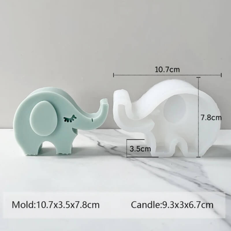 Molde Vela Elefante 16