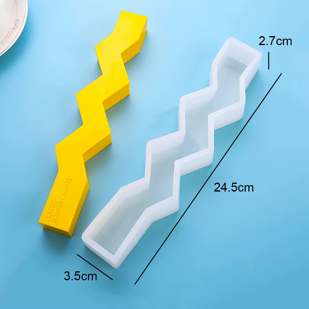 Molde Vela Larga Zigzag 27