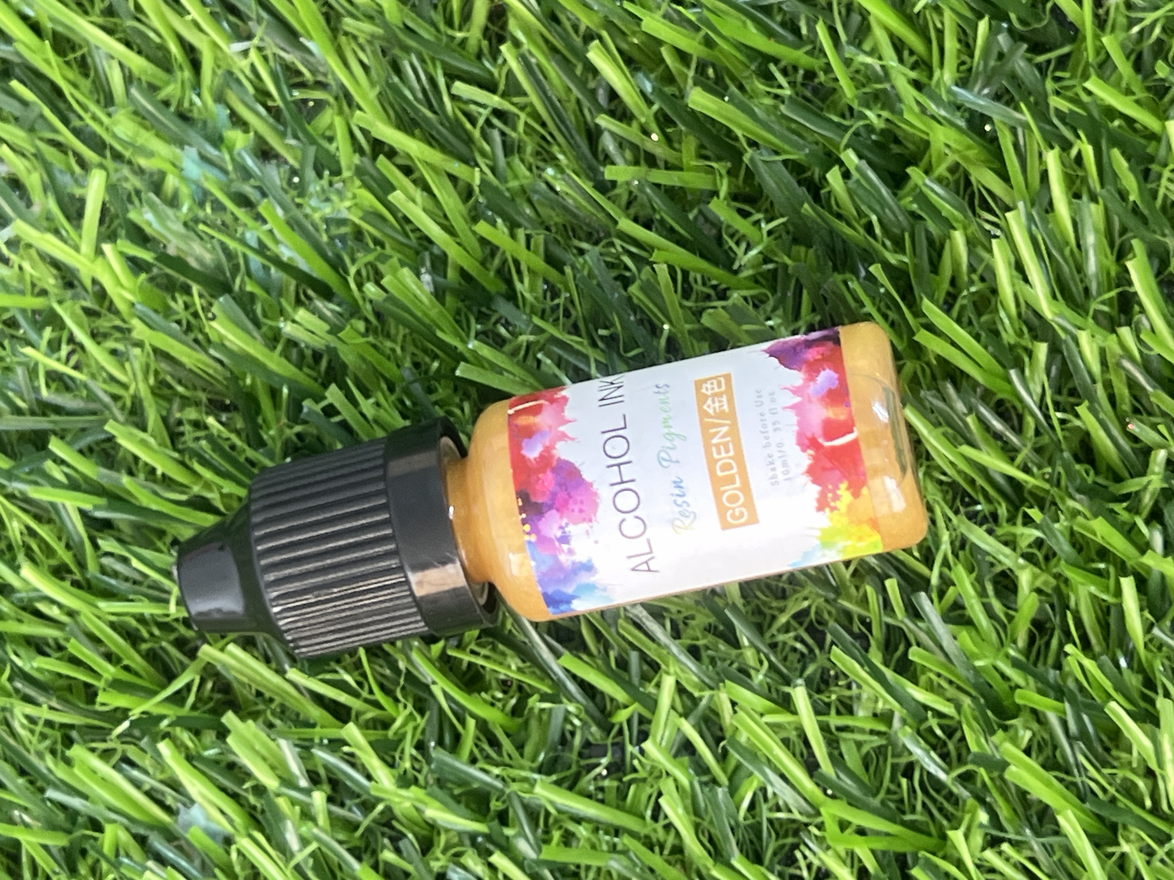 Pigmento Alcohol Individual Tapa Negra Dorado