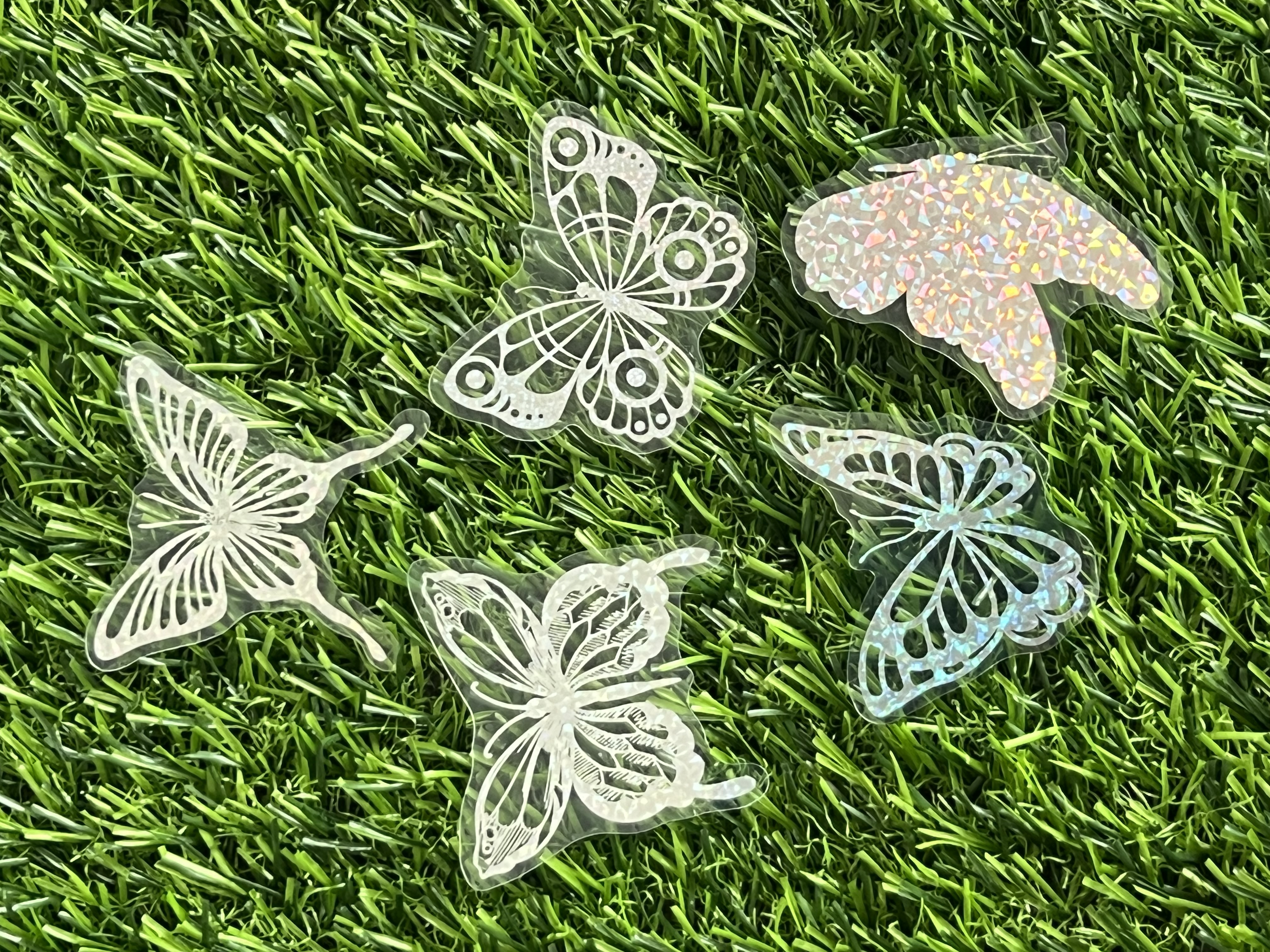 Sticker Holografico Mariposas Grandes X5