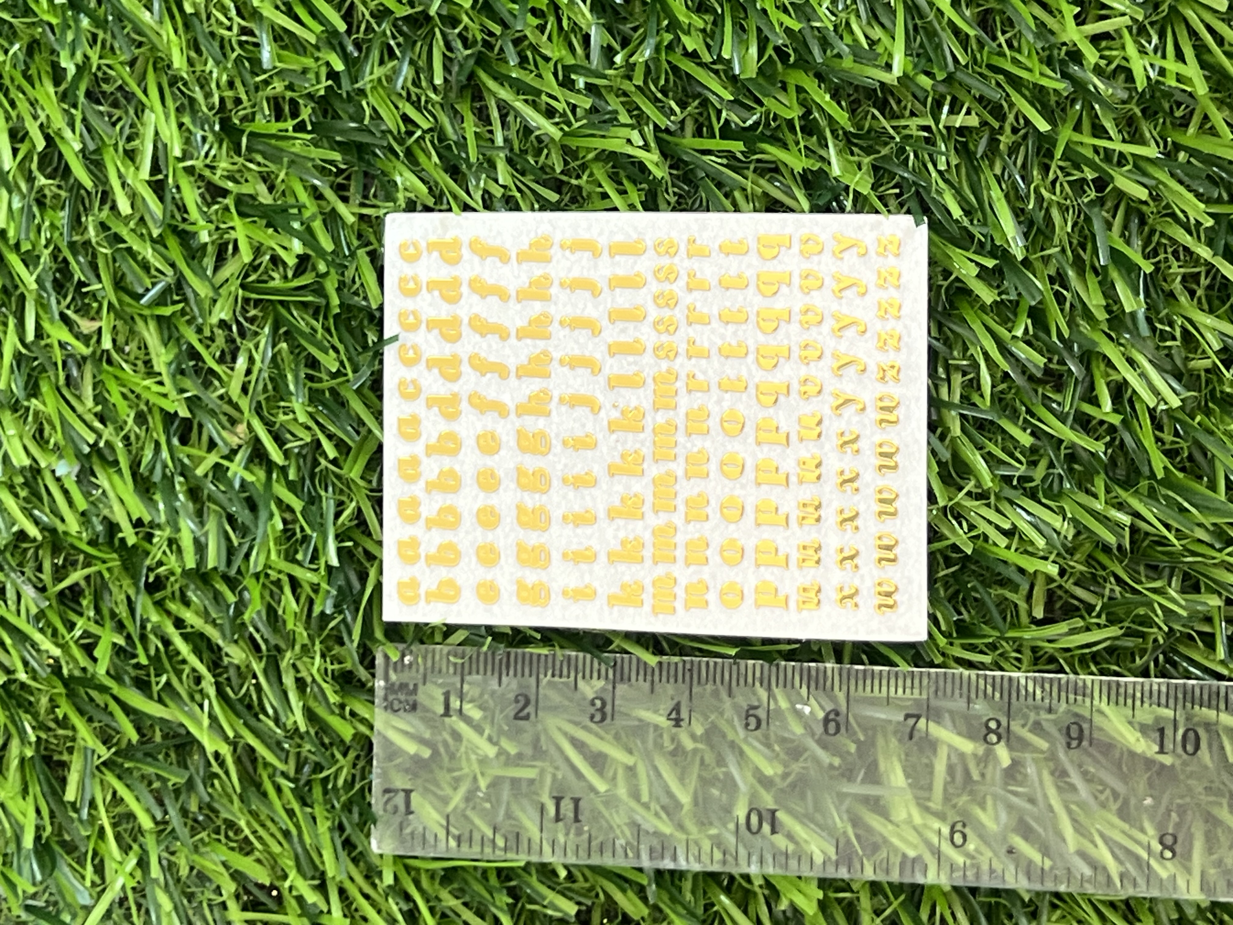 Sticker Letras Doradas Peque As 3m Minusculas