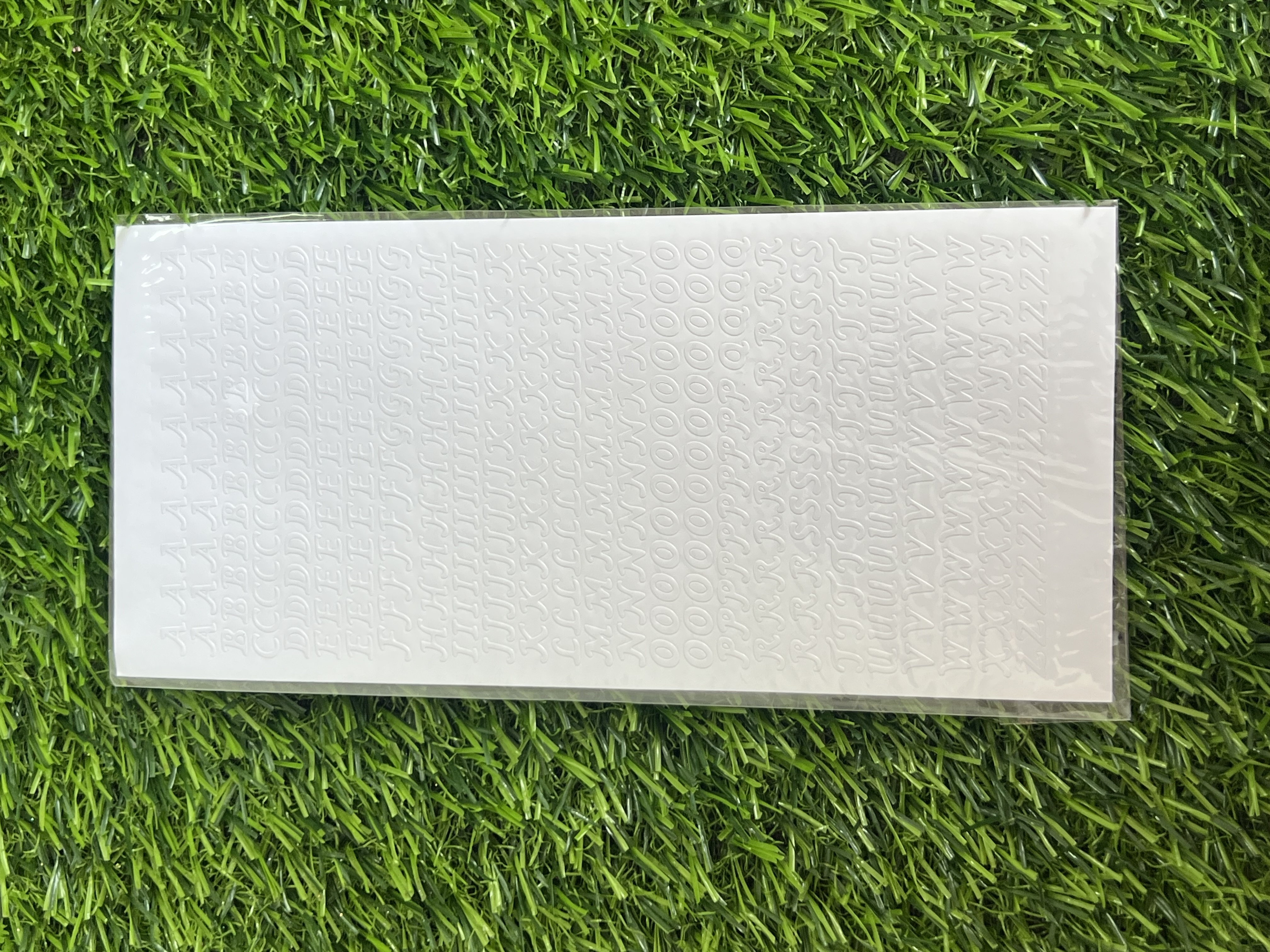 Sticker Letras Blanca Mayuscula