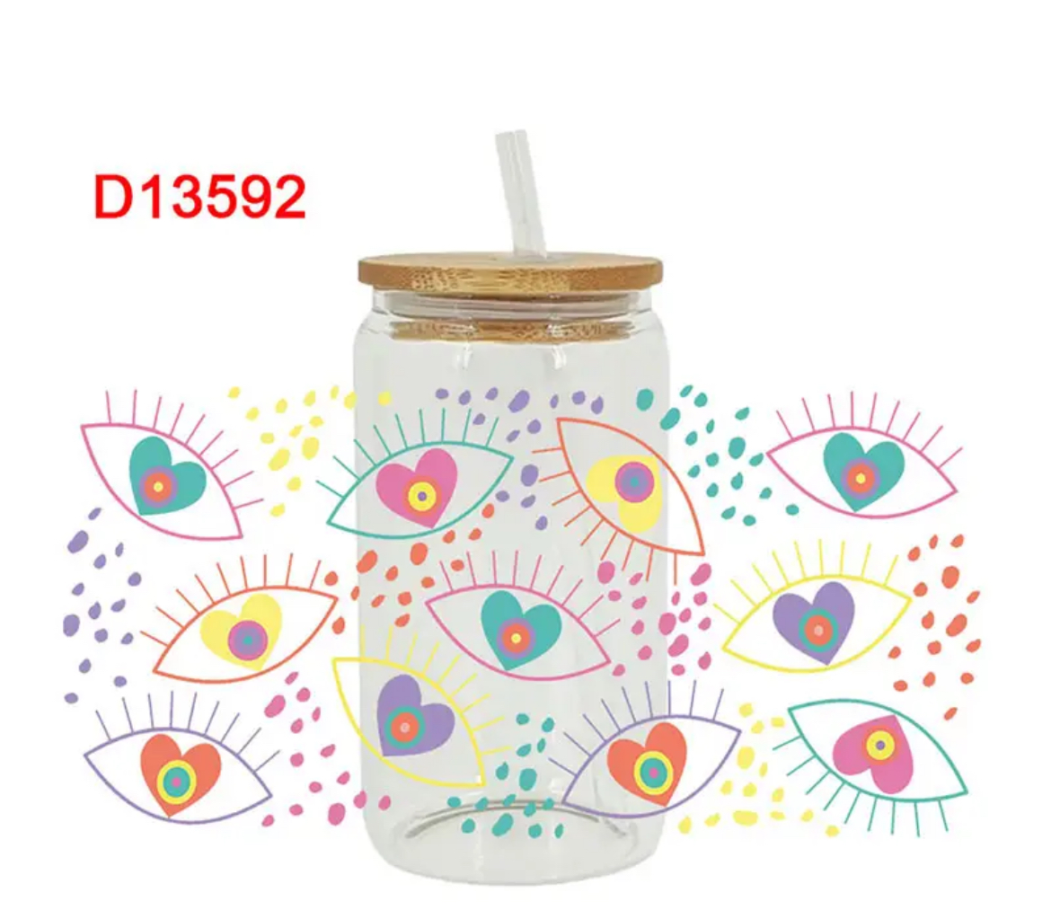 Uvdtf Ojo Turco De Colores