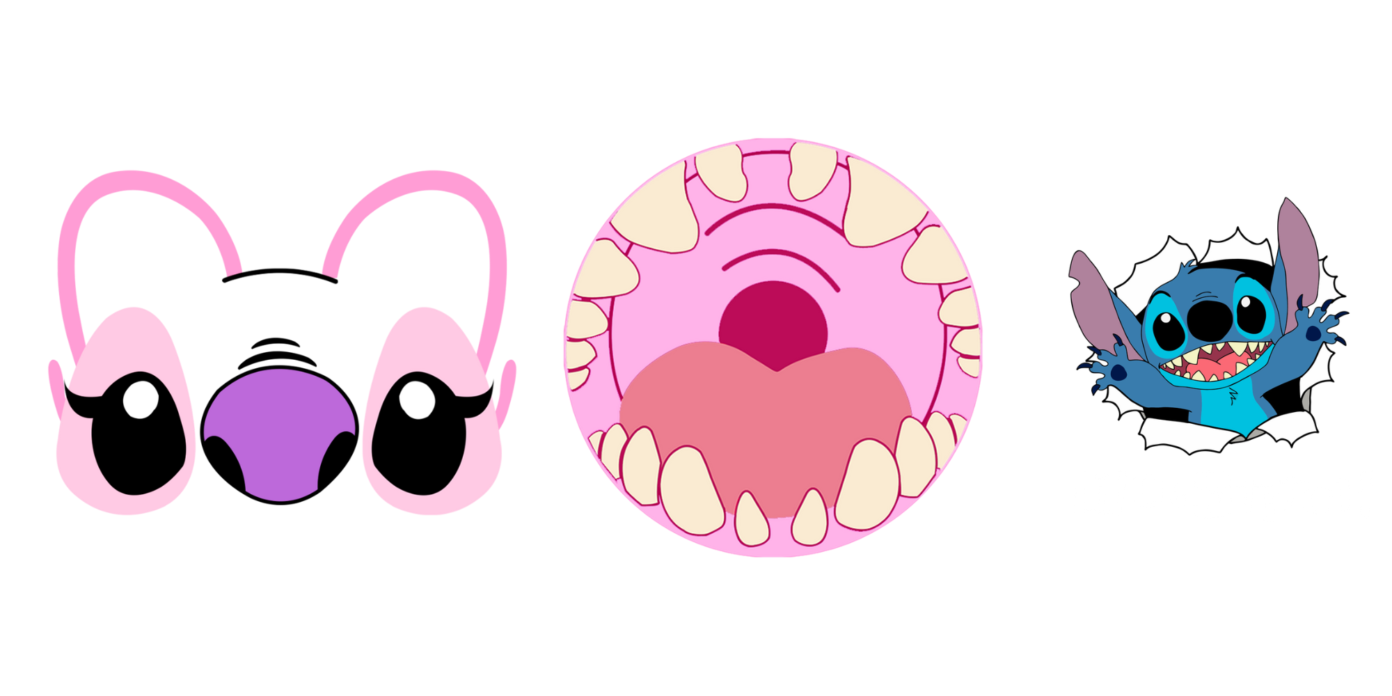 Uvdtf Boca Angel Novia De Stitch 