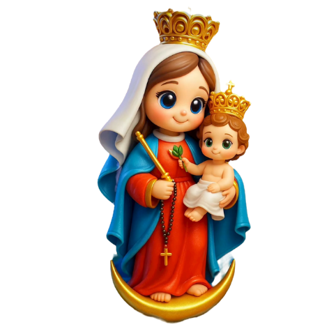 Uvdtf Llavero Virgen De La Chiquinquira Chinita 3d