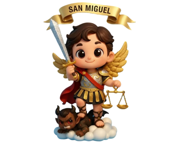 Uv Dtf San Miguel Arcángel 3d 