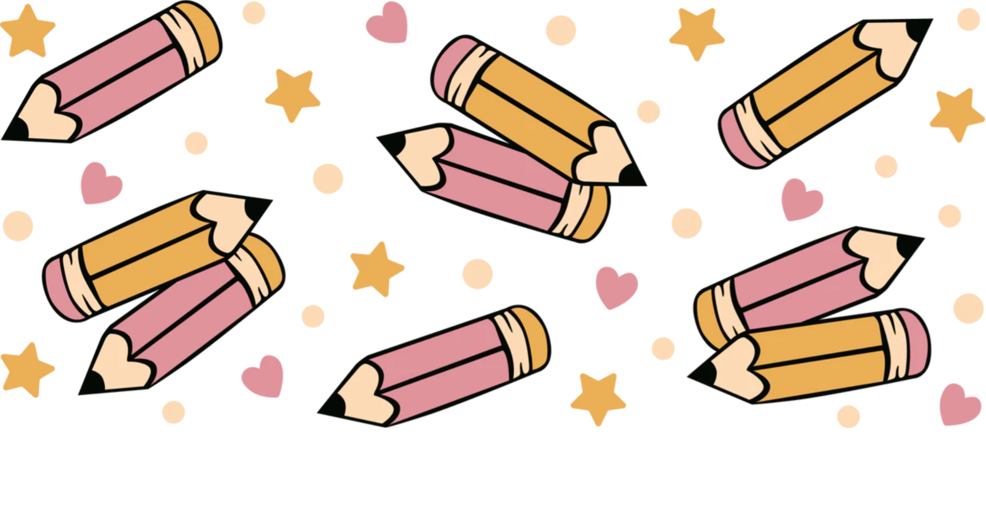 Uv Dtf Vaso Maestra Lápices 