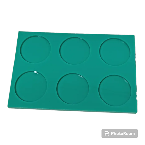 Molde Vidda  Circulos 5cm 6 Cavidades Sin Agujero