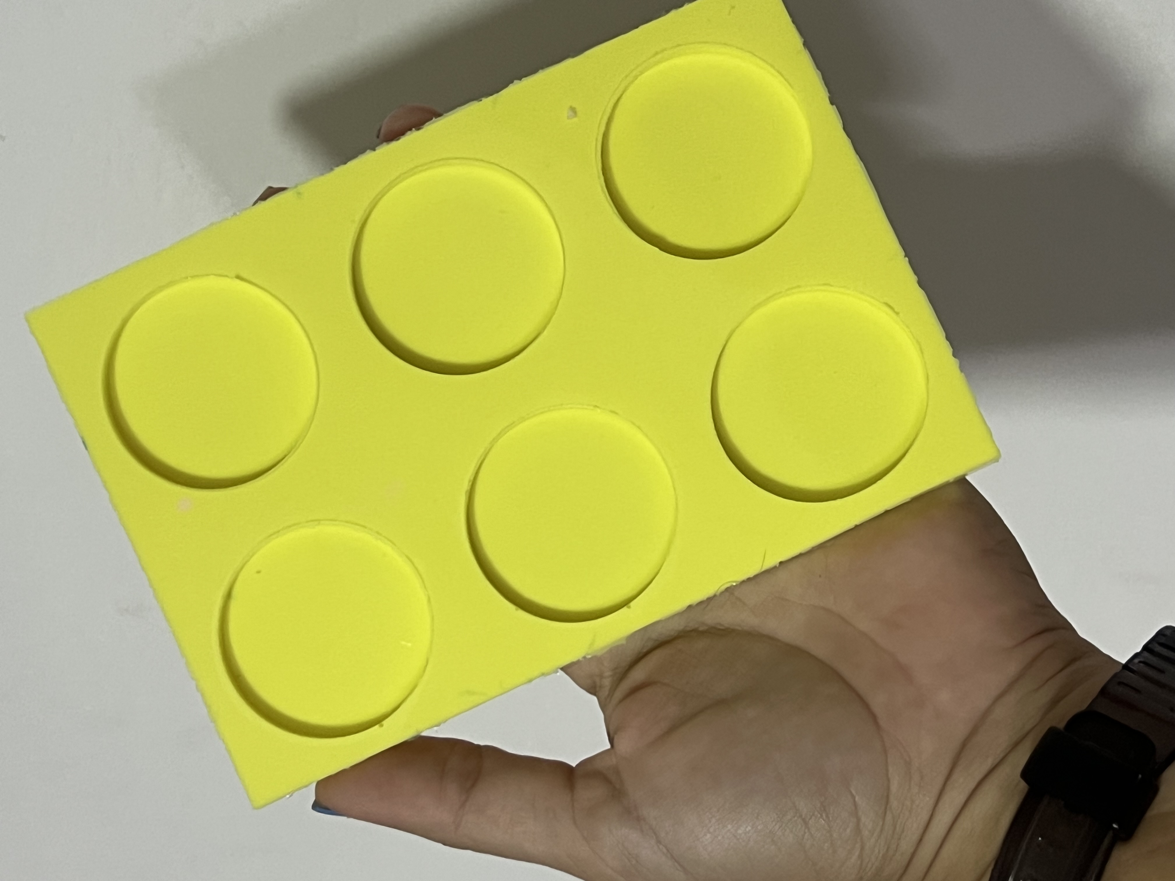 Molde VIDDA circulos 4cm 6 cavidades sin aagujero