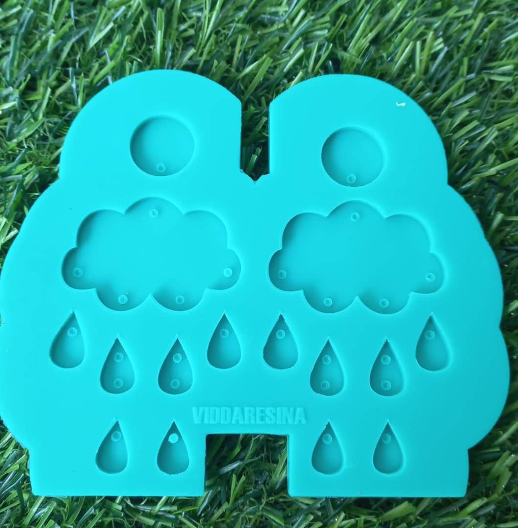 Molde Vidda  Zarcillos Con Nube Liquidación 