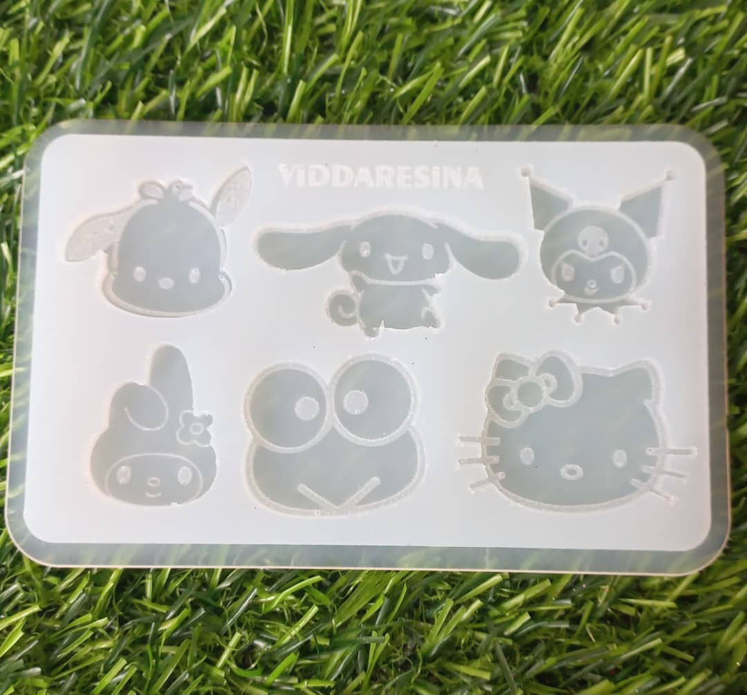 Molde Vidda Sanrio Varias Figuras 3cm