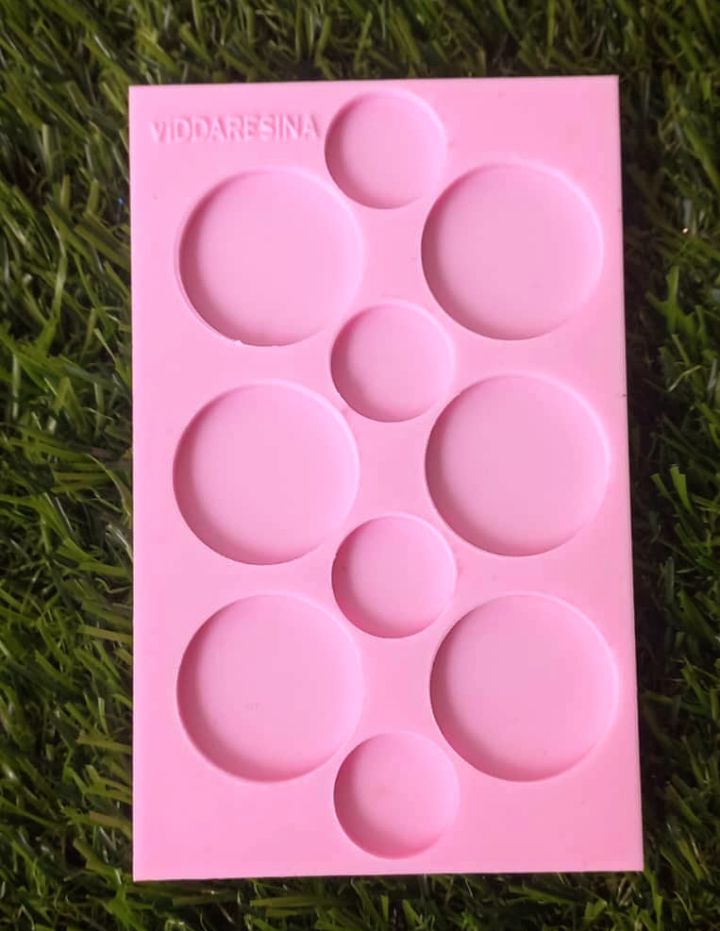 Molde Vidda Circulos 3 Y 2cm Sin Agujero