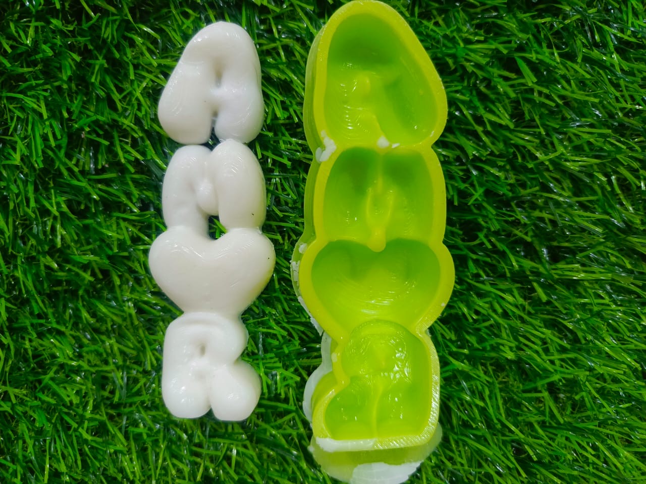 Molde Vela Palabra Amor Mvel