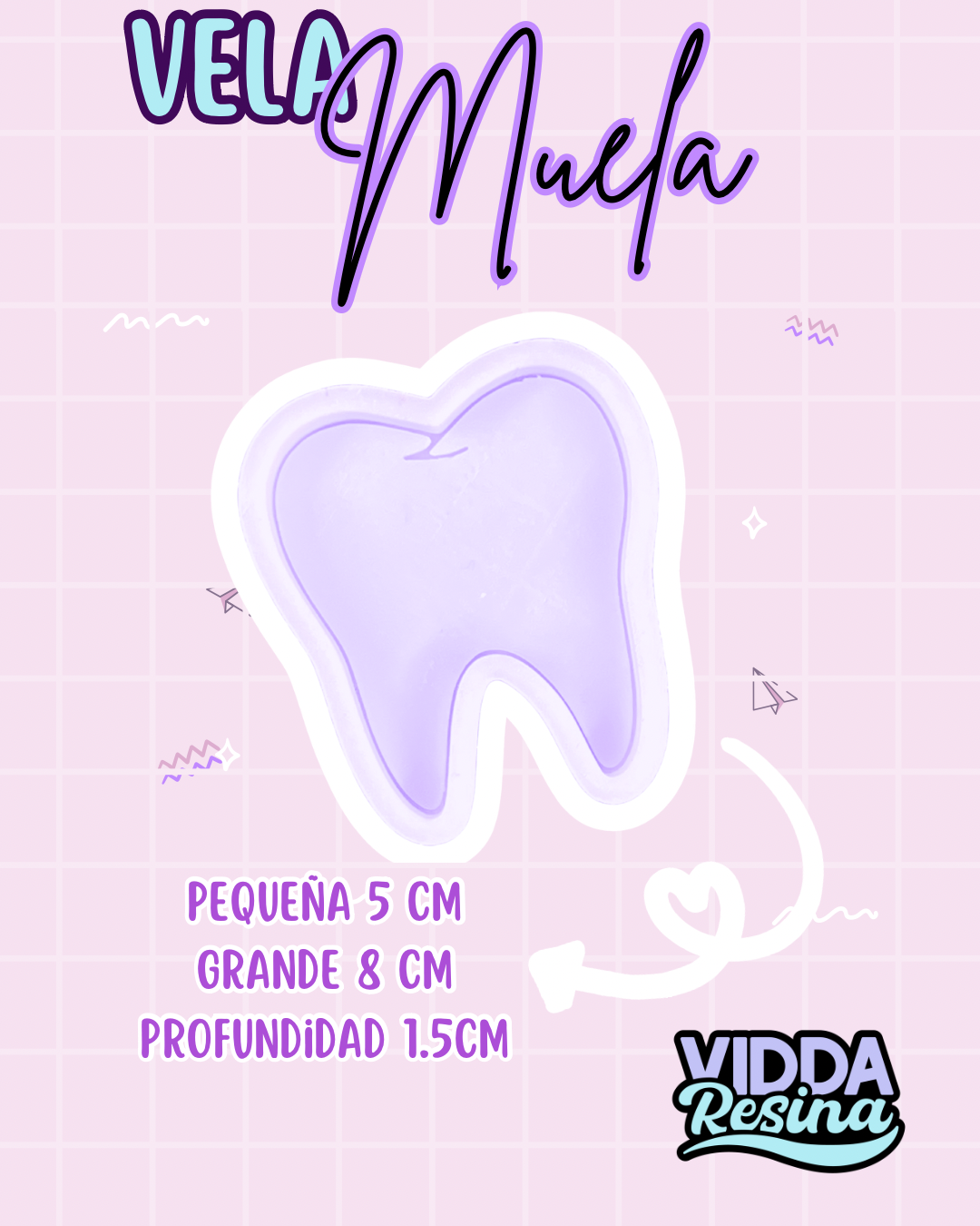 Molde Muela Grande Mvel