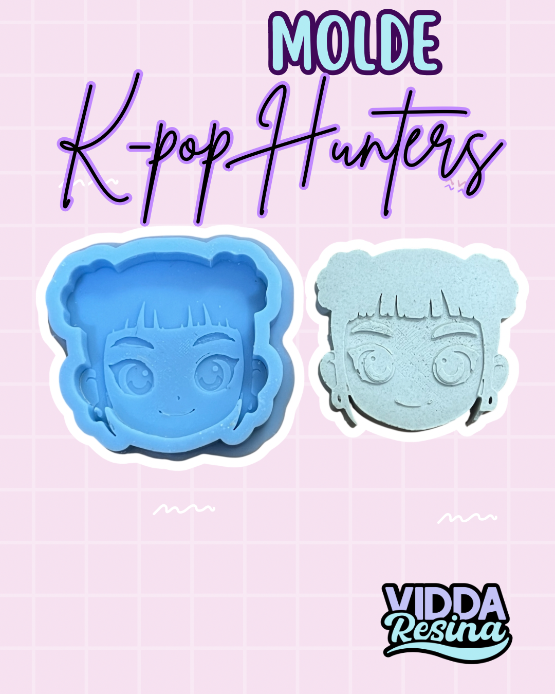 Molde Kpop Hunter Pelinegra Cemento Yeso Mvel