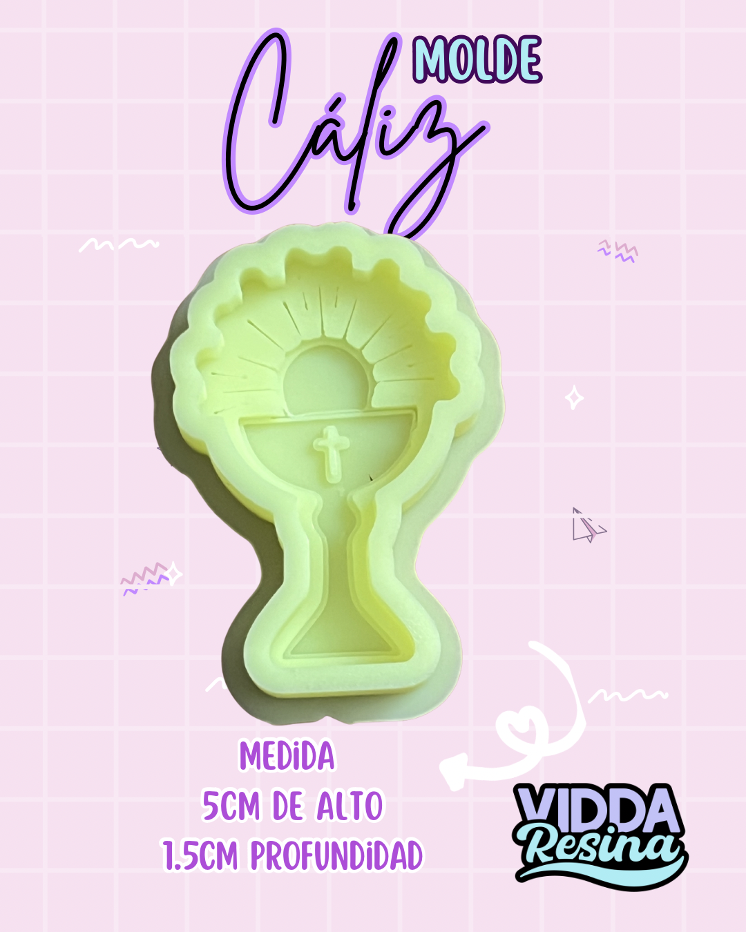 Molde Caliz Primera Comunion Mvel