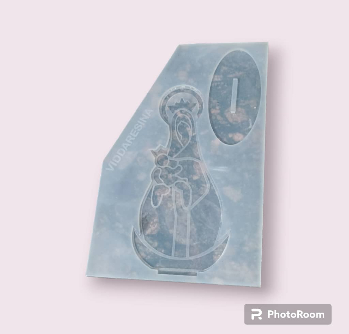 Molde Vidda Virgen Chinita Con Base